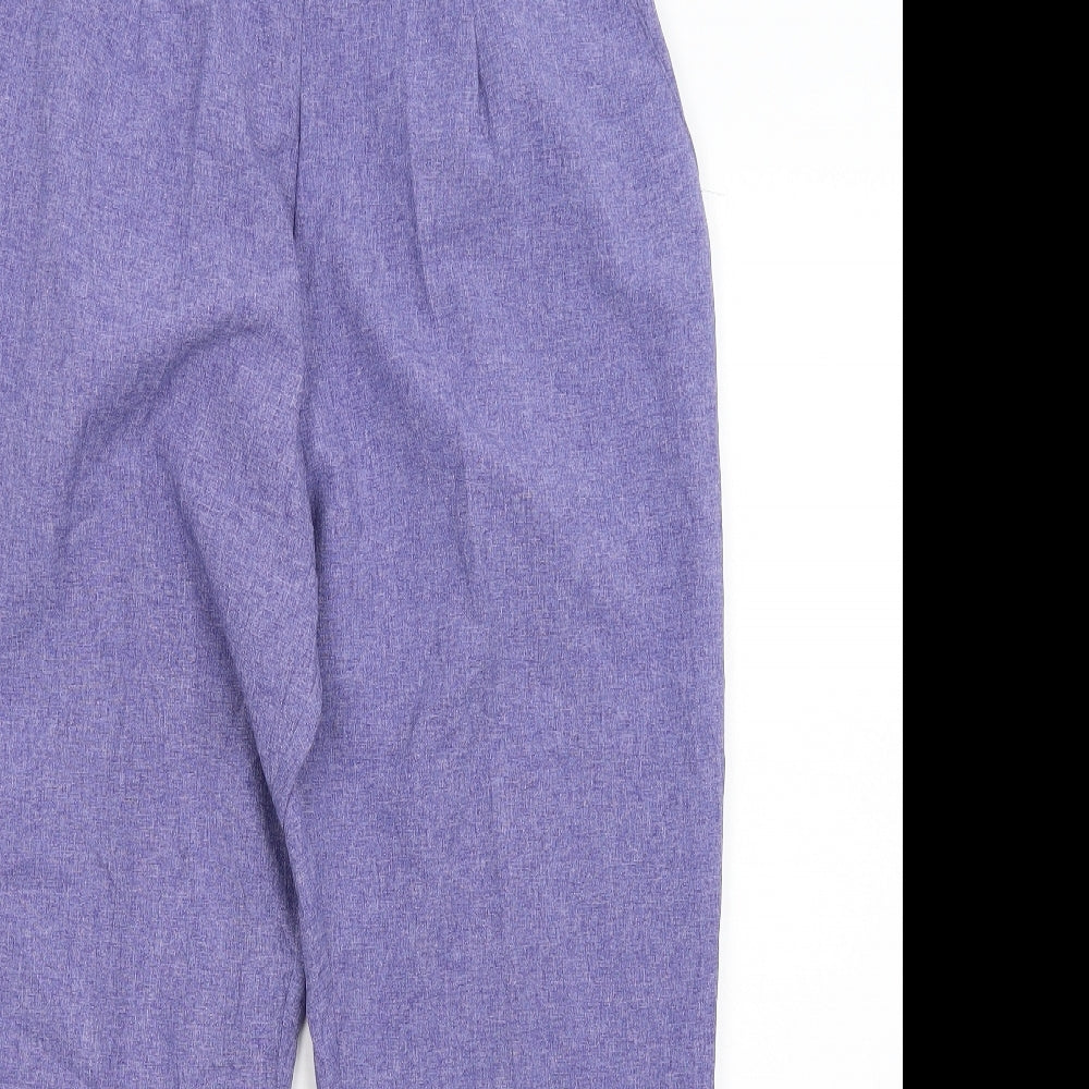 Womens UK Size 14 Janique Regular Fit  Purple Trousers