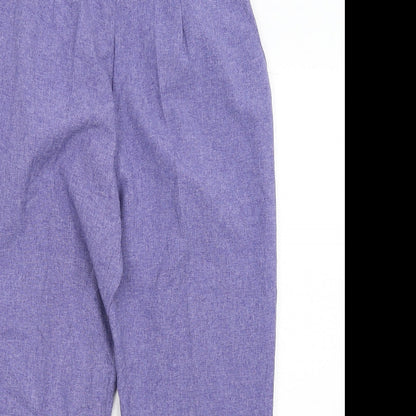 Womens UK Size 14 Janique Regular Fit  Purple Trousers