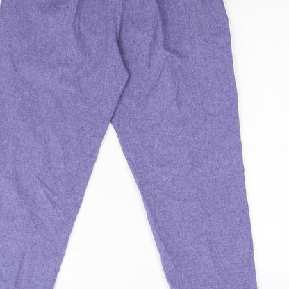Womens UK Size 14 Janique Regular Fit  Purple Trousers