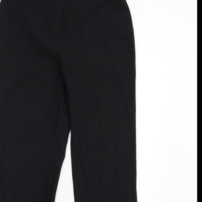 Womens UK Size 12 M&S Regular Fit  Black Trousers
