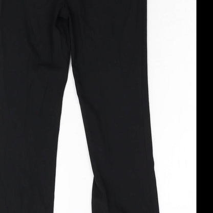 Womens UK Size 12 M&S Regular Fit  Black Trousers