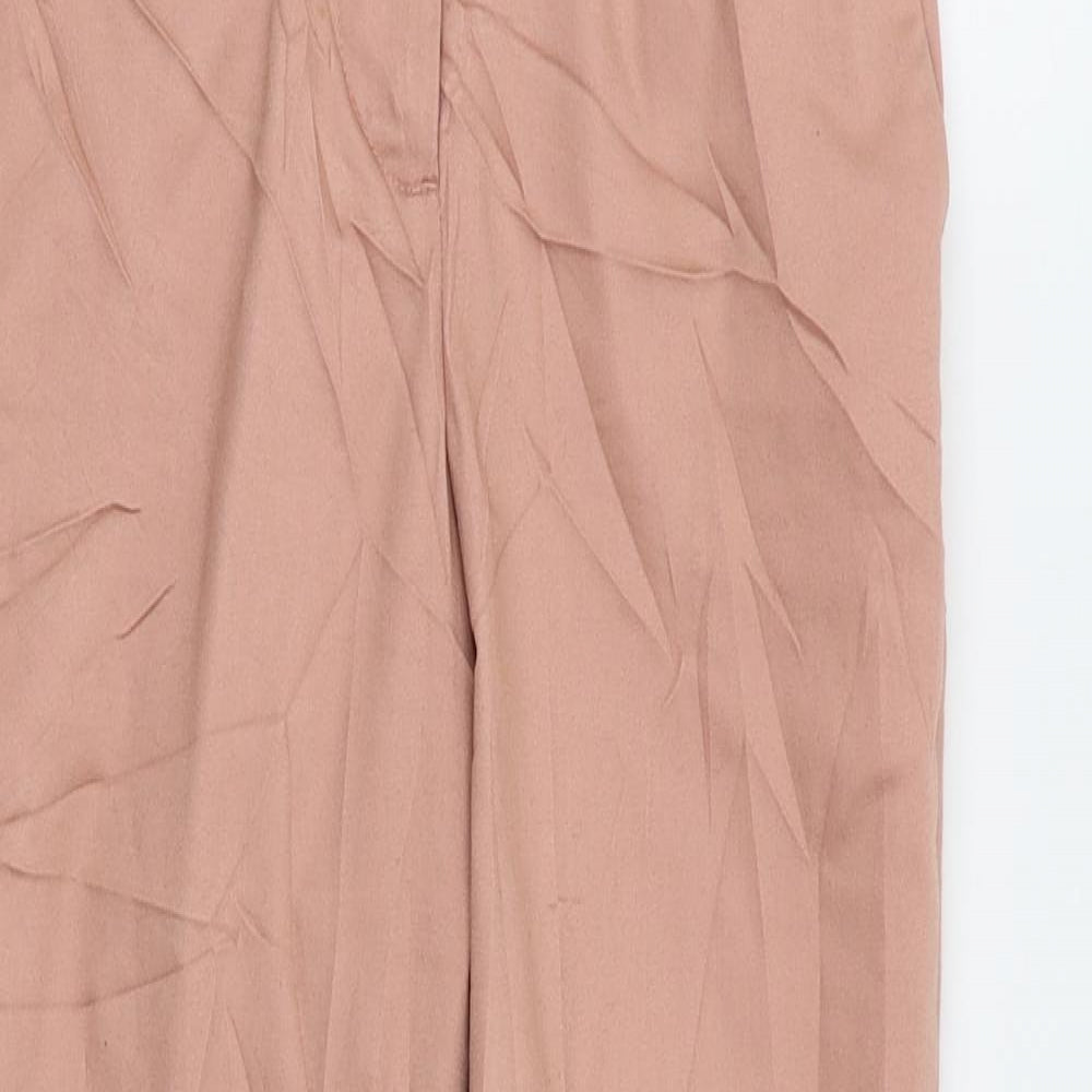 Womens UK Size 4 H&M Regular Fit  Pink Trousers