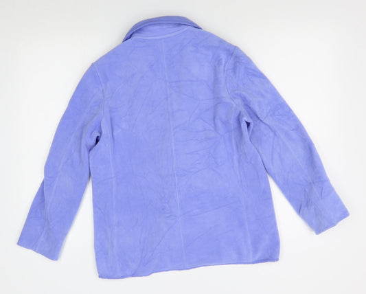 Lands End Womens Blue   Cardigan Jumper Size S