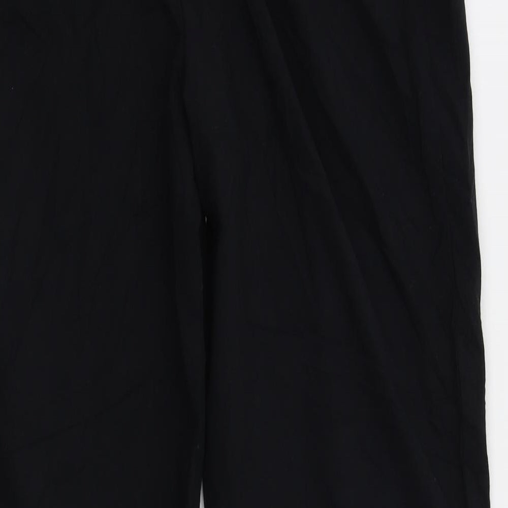 M&S Womens Black   Trousers  Size 12 L28 in