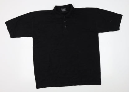 Orn Mens Black    Polo Size XL