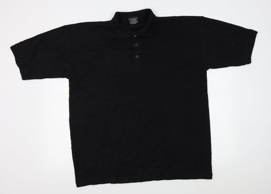 Orn Mens Black    Polo Size XL