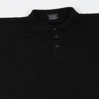 Orn Mens Black    Polo Size XL
