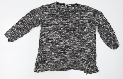 Womens UK Size 16 Peacocks Grey Pullover Jumper