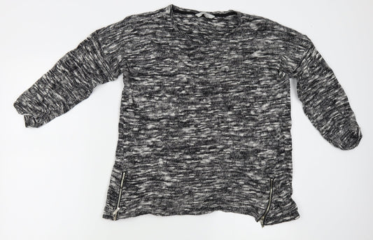 Womens UK Size 16 Peacocks Grey Pullover Jumper