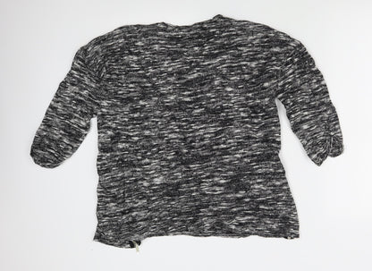 Womens UK Size 16 Peacocks Grey Pullover Jumper