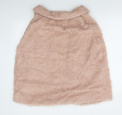 Womens UK Size 14 Boohoo Pink Gilet