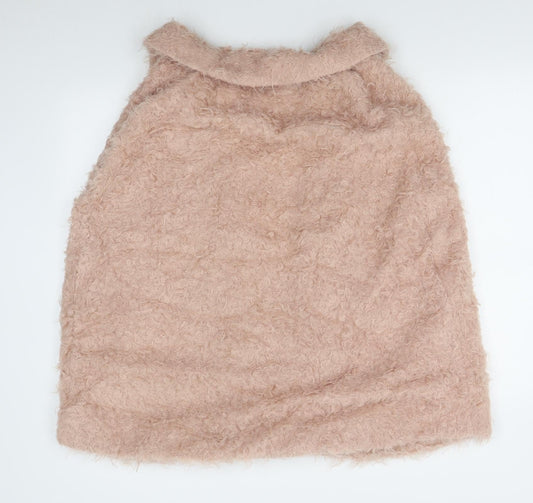 Womens UK Size 14 Boohoo Pink Gilet