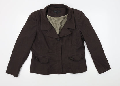 NEXT Womens Brown   Jacket Blazer Size 18