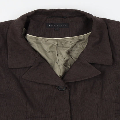 NEXT Womens Brown   Jacket Blazer Size 18