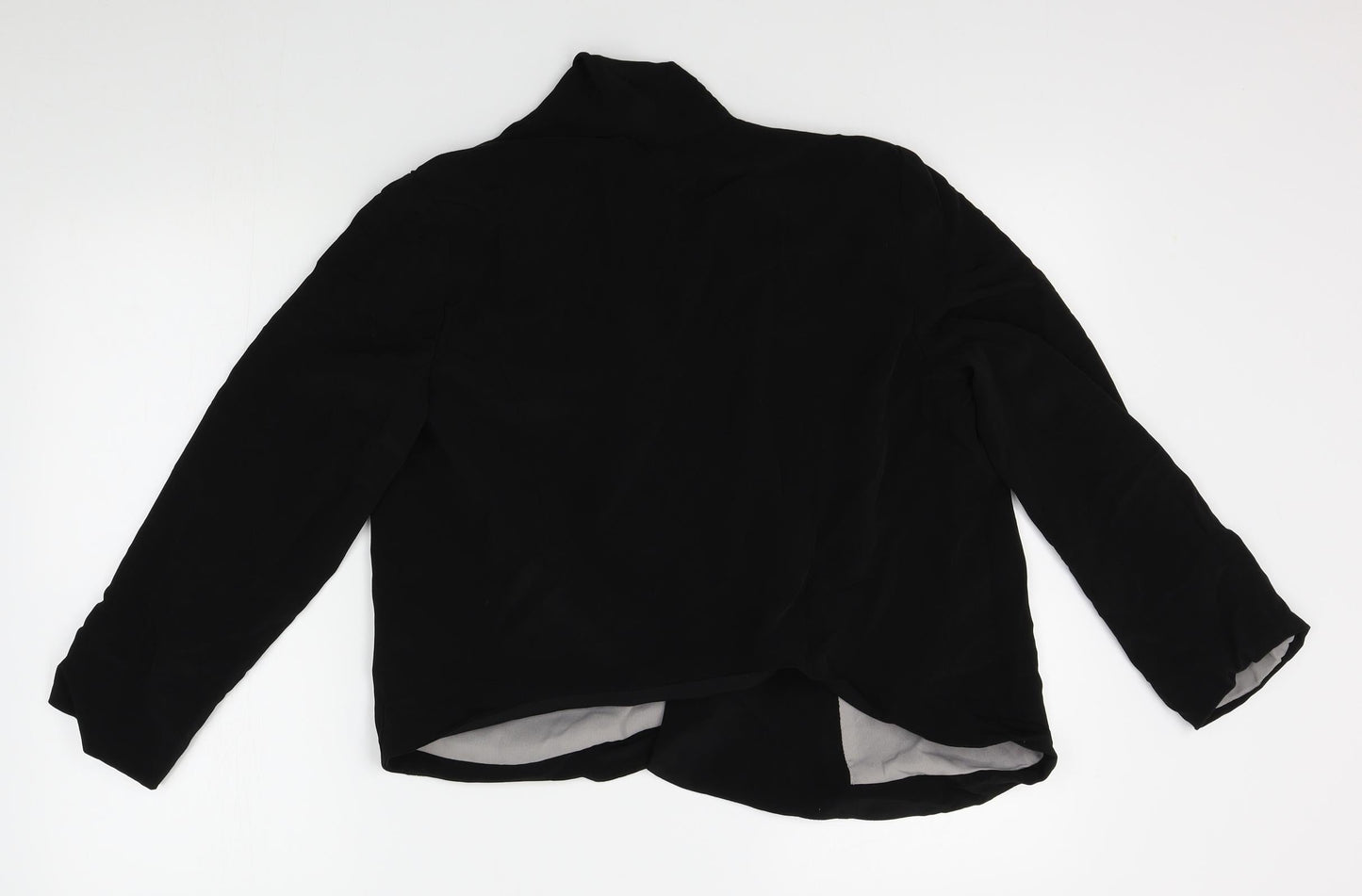 Dorothy Perkins Womens Black   Wrap Jumper Size 10