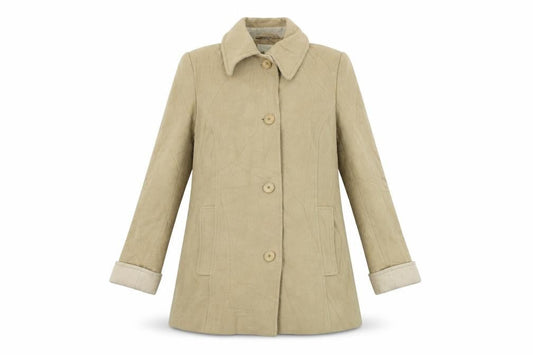 Womens UK Size 14 M&S Beige Overcoat