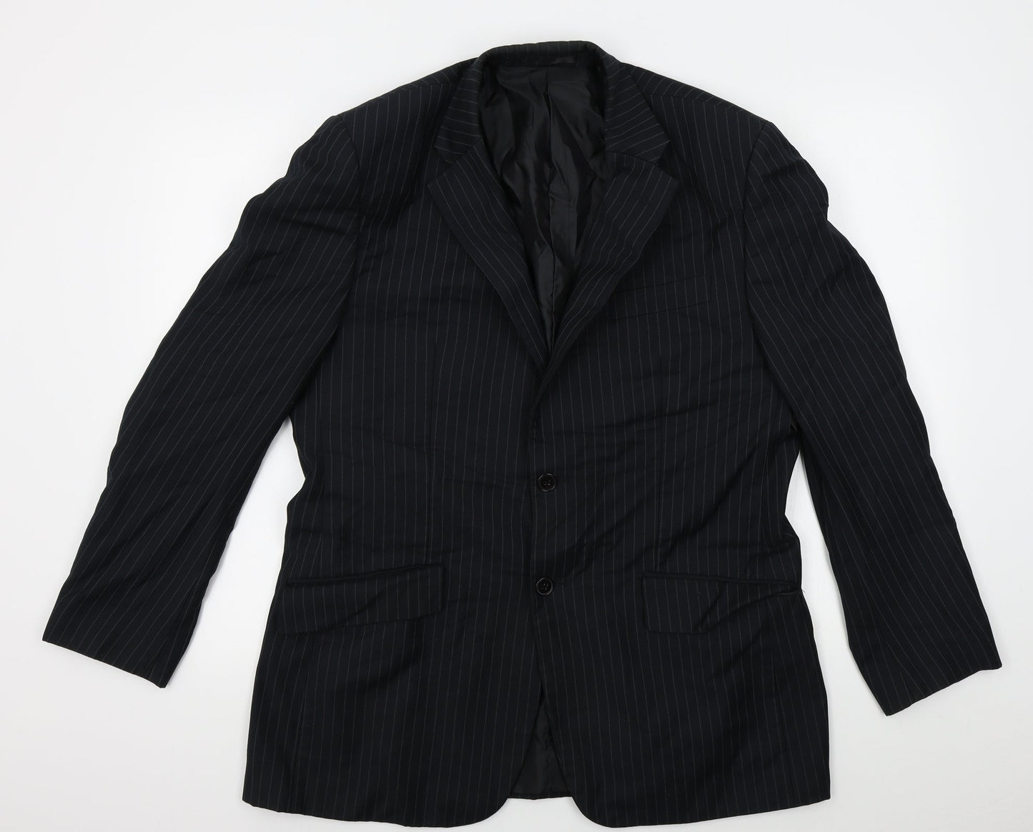 F&F Mens Black Striped  Jacket Blazer