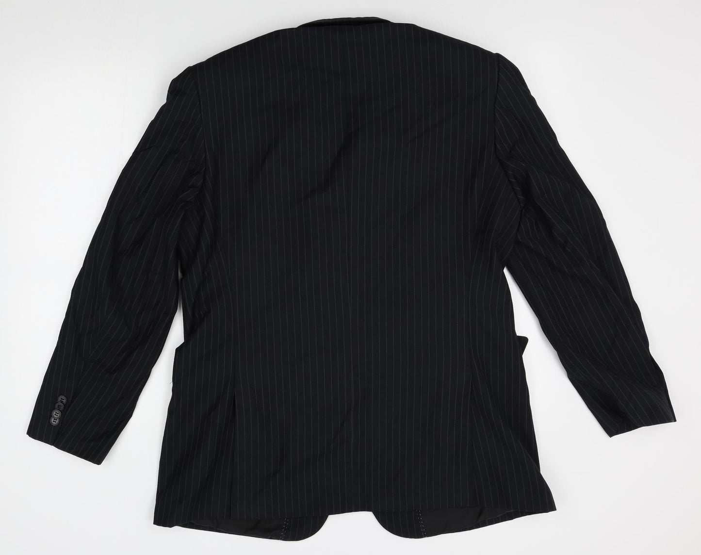 F&F Mens Black Striped  Jacket Blazer