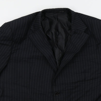 F&F Mens Black Striped  Jacket Blazer