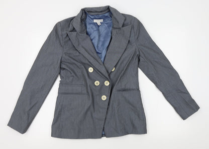 Topshop Womens Grey   Jacket Blazer Size 10