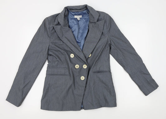 Topshop Womens Grey   Jacket Blazer Size 10