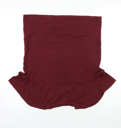 Womens UK Size 8 Topshop Pink Basic T-Shirt