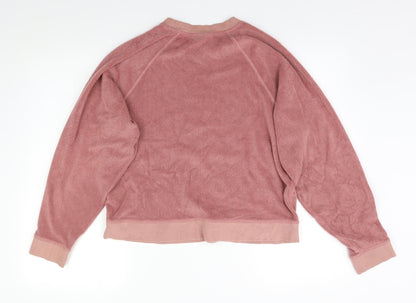 Womens UK Size 10 Topshop Pink Pullover Jumper