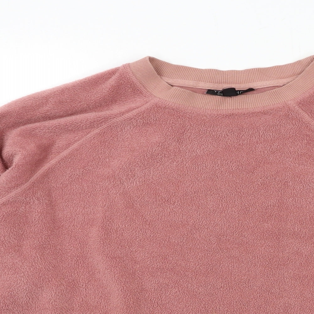 Womens UK Size 10 Topshop Pink Pullover Jumper