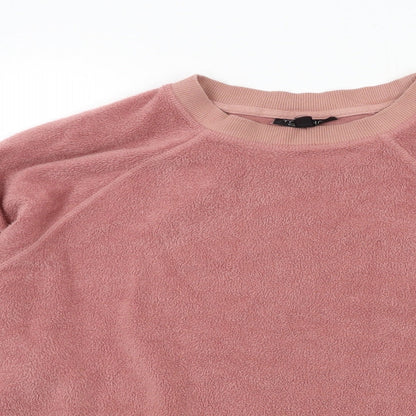Womens UK Size 10 Topshop Pink Pullover Jumper