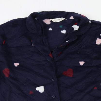 M&S Womens Multicoloured Geometric   Pyjama Top Size M
