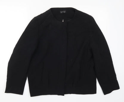 Womens UK Size 10 Topshop Black Jacket