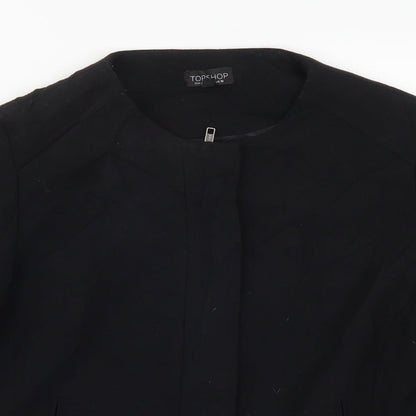 Womens UK Size 10 Topshop Black Jacket