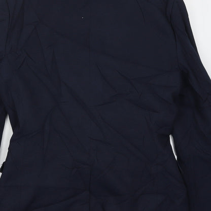 Mens UK Size 38 Topman Regular Blue Suit Jacket