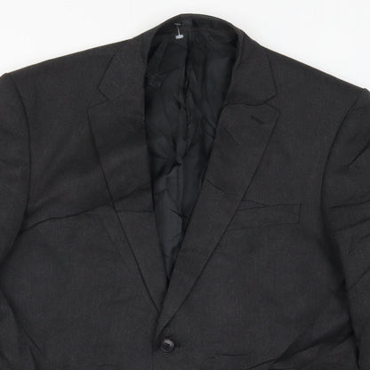 Mens UK Size 42 Karl Jackson Regular Grey Suit Jacket