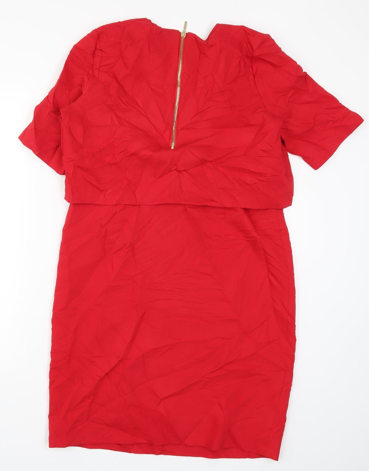 Papaya Womens Red   Pencil Dress  Size 12