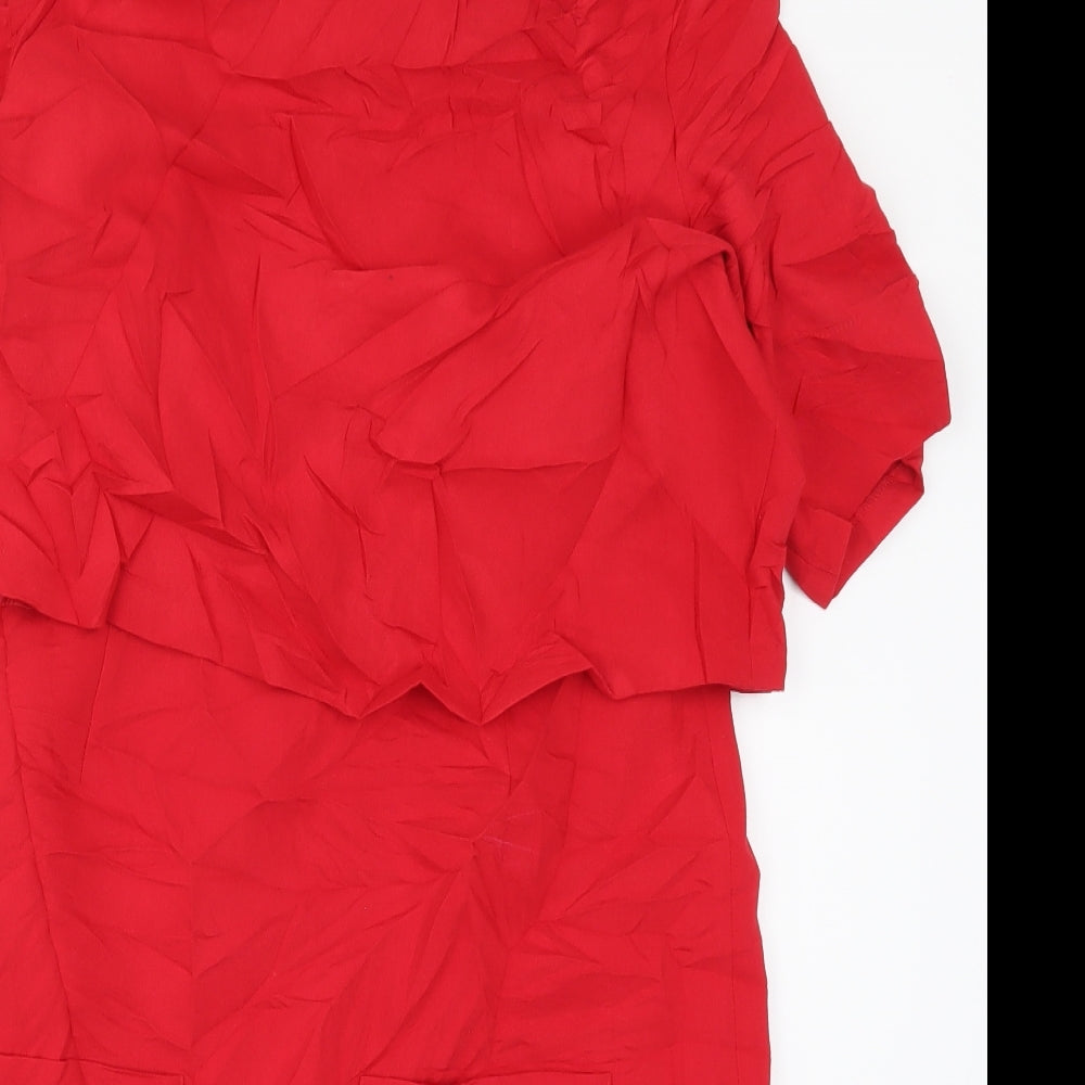 Papaya Womens Red   Pencil Dress  Size 12