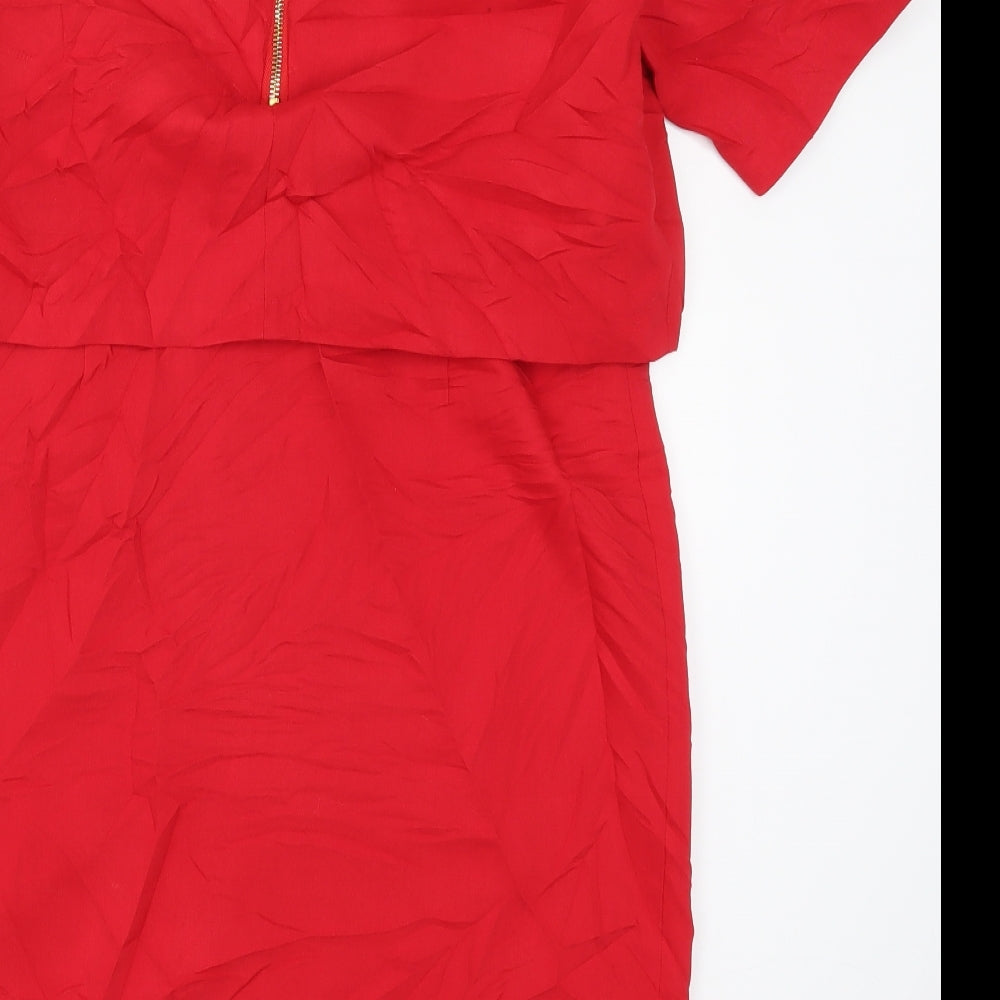 Papaya Womens Red   Pencil Dress  Size 12