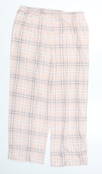 Womens UK Size L Marks and Spencer Regular Fit  Pink Trousers
