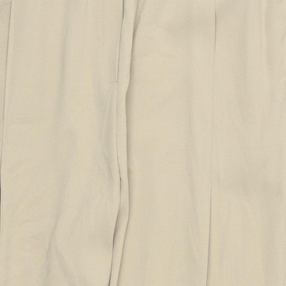 Womens UK Size 22 Marks and Spencer Regular Fit  Beige Trousers