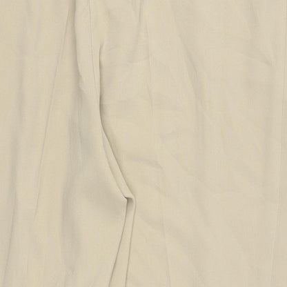 Womens UK Size 22 Marks and Spencer Regular Fit  Beige Trousers