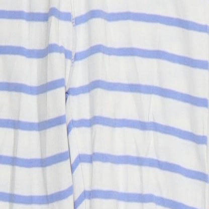 NEXT Girls Blue Striped  Sweatpants Trousers Size 11 Years - Loungewear