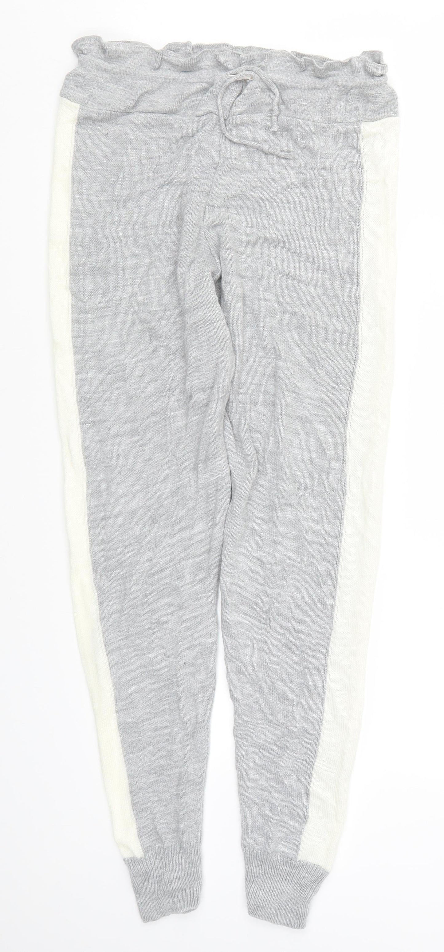 Womens UK Size M Preworn Regular Fit Sweatpants Grey Trousers