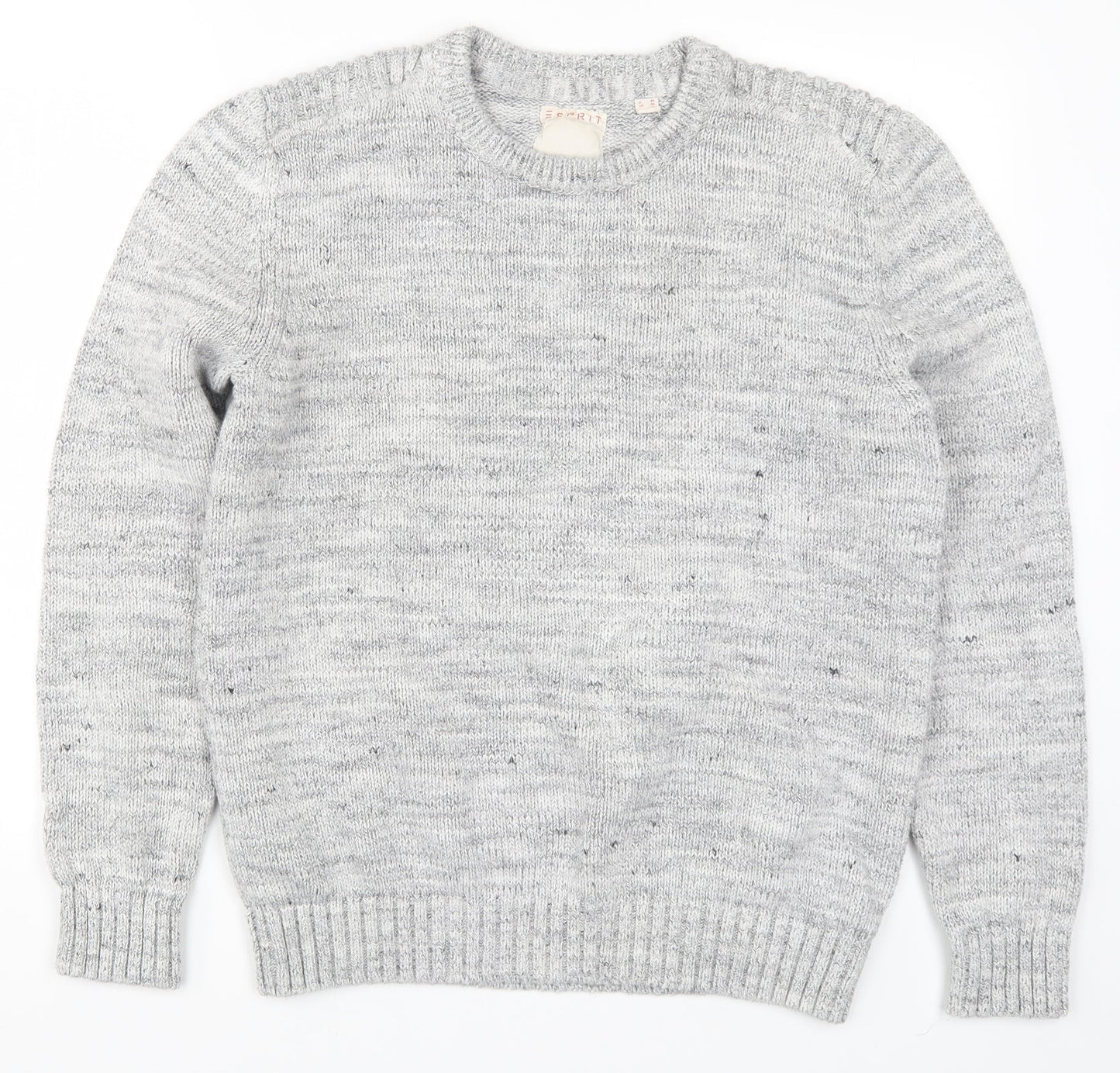 Esprit Mens Grey  Knit Pullover Jumper Size XL