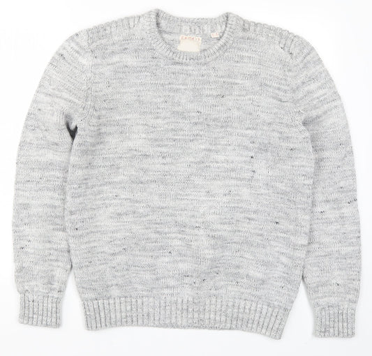Esprit Mens Grey  Knit Pullover Jumper Size XL