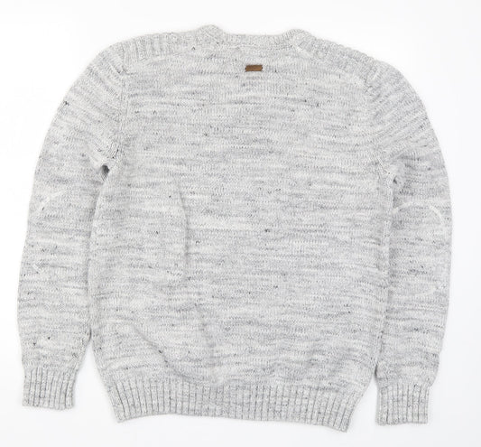 Esprit Mens Grey  Knit Pullover Jumper Size XL