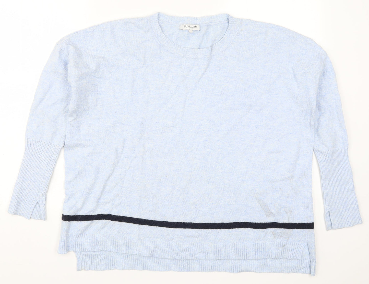 Womens UK Size S Great Plains Blue Pullover Jumper