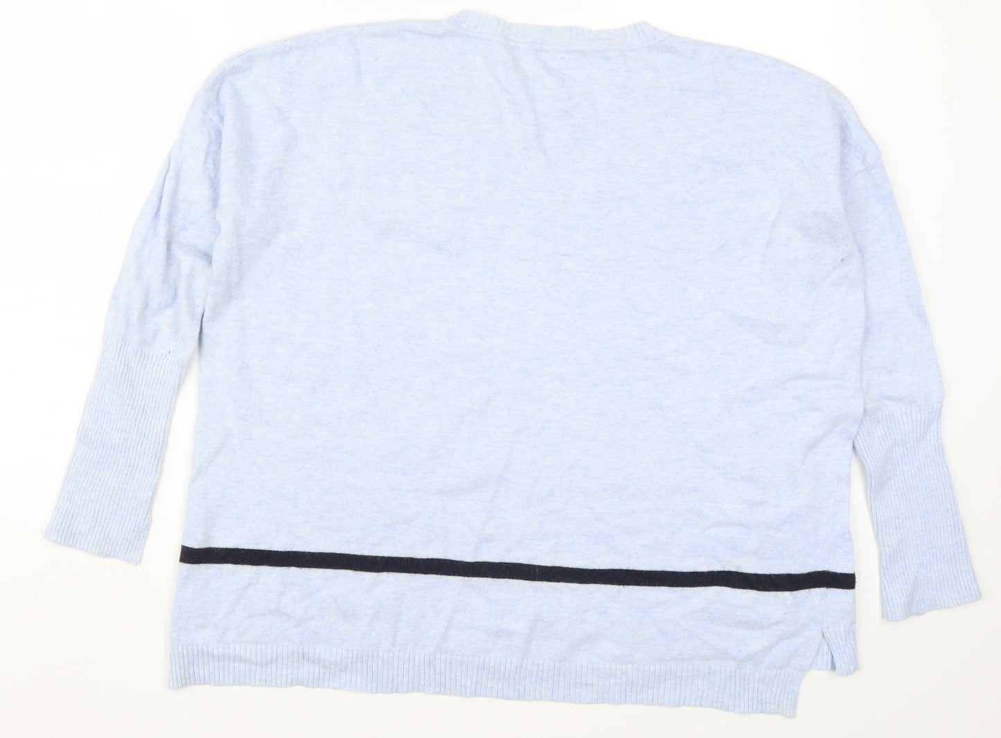 Womens UK Size S Great Plains Blue Pullover Jumper