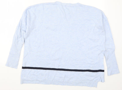 Womens UK Size S Great Plains Blue Pullover Jumper