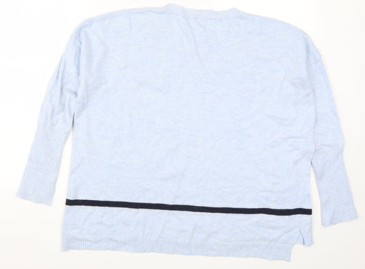 Womens UK Size S Great Plains Blue Pullover Jumper