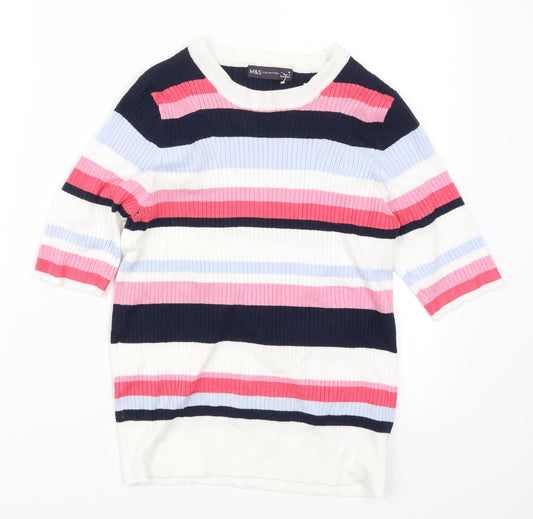 Womens UK Size 16 Marks and Spencer Pink Pullover Jumper